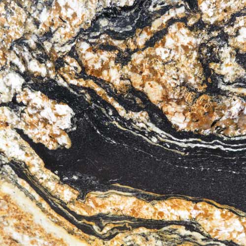 Black Fusion granite swatch